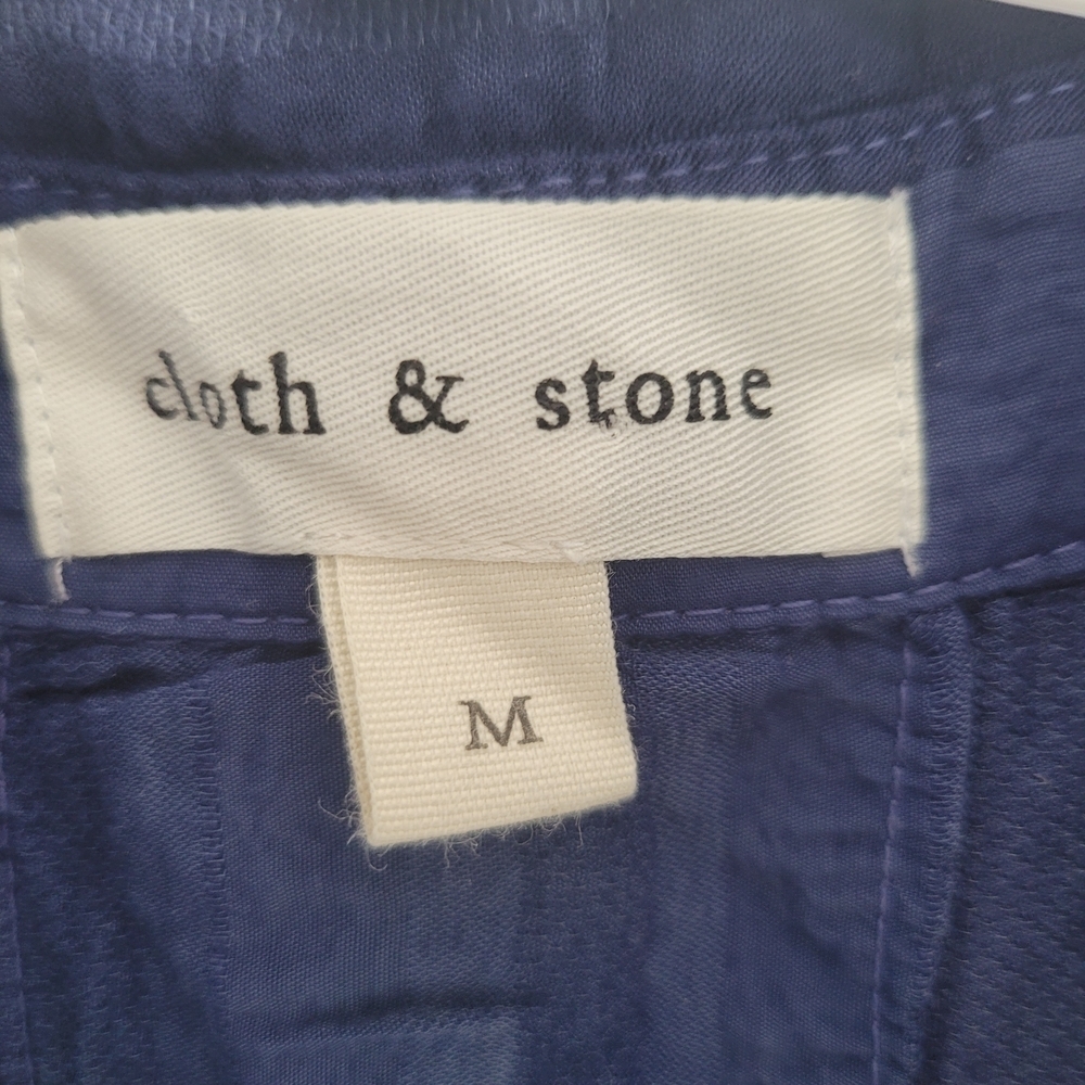 Cloth & Stone Anthopologie Navy Shirt Size M - Picture 3 of 7